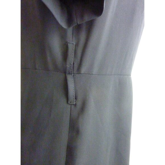 Zara Basic Black Chiffon Dress Size M - Picture 8 of 9